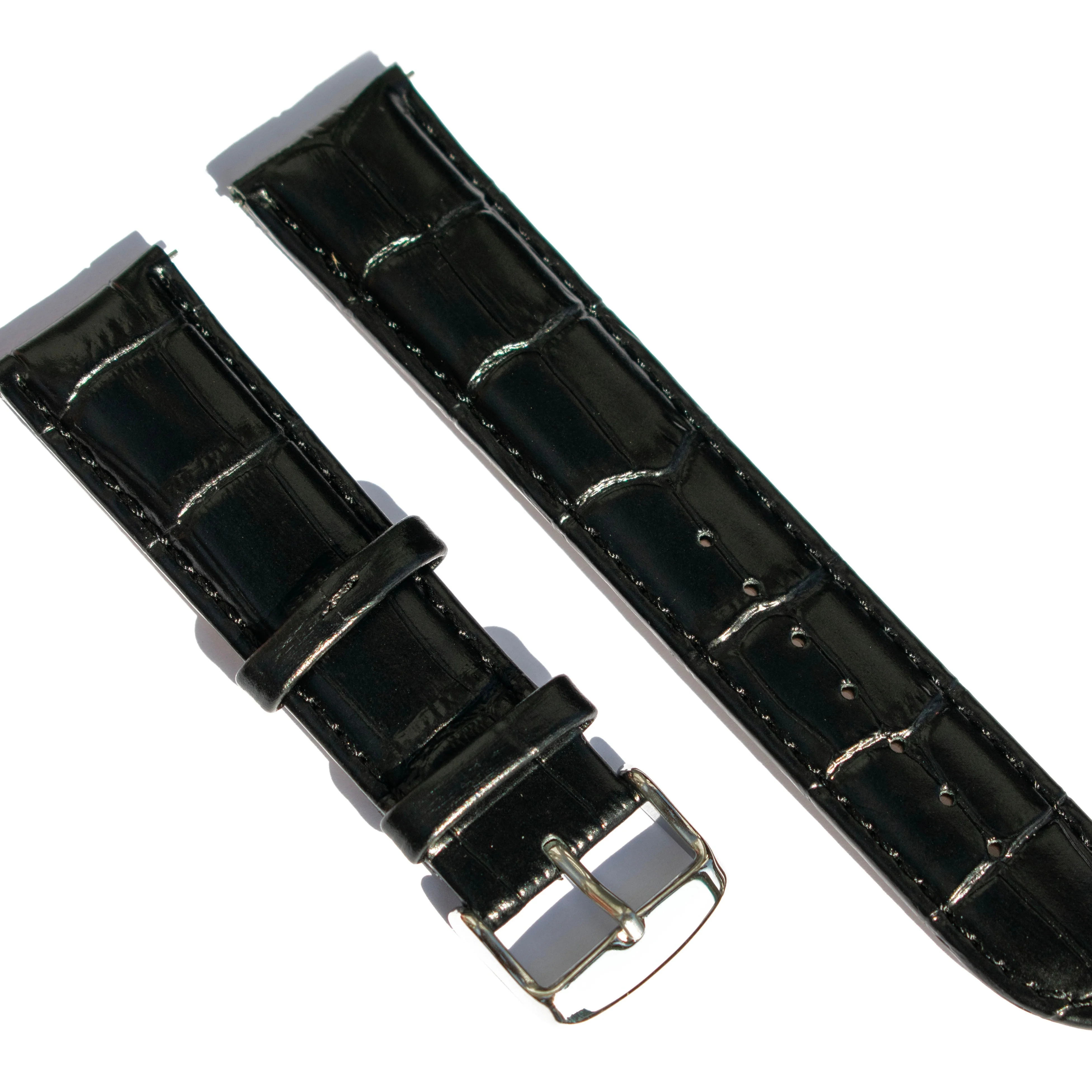 Black Crocodile Straps - Image 4