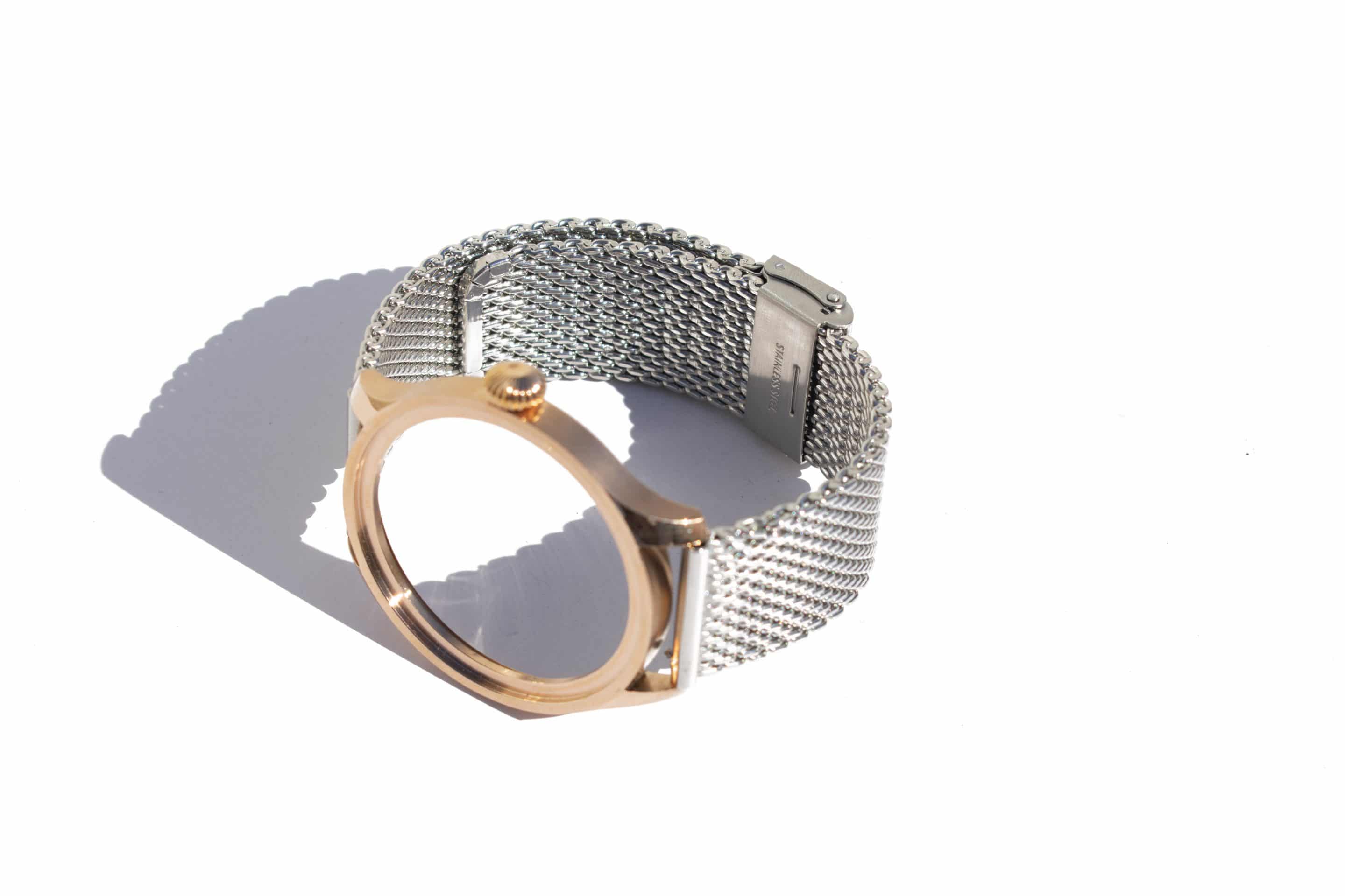 Mesh Chain Link Stainless Steel Watch Straps - Image 4